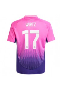 Duitsland Florian Wirtz #17 Voetbaltruitje Uit tenue EK 2024 Korte Mouw